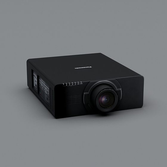 Sleek 3D Projector Model for Creative Projects