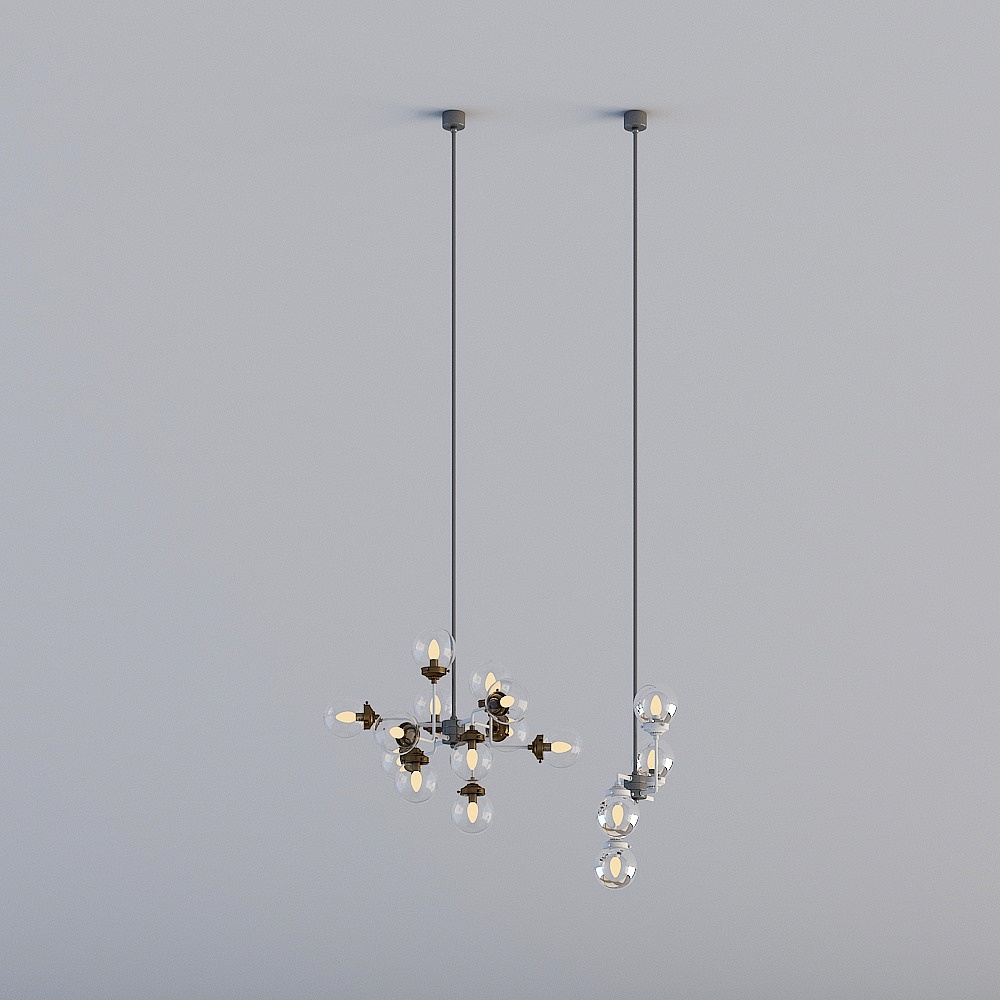 Silian Architectural Design Hyatt Beijing World Park - combination chandeliers