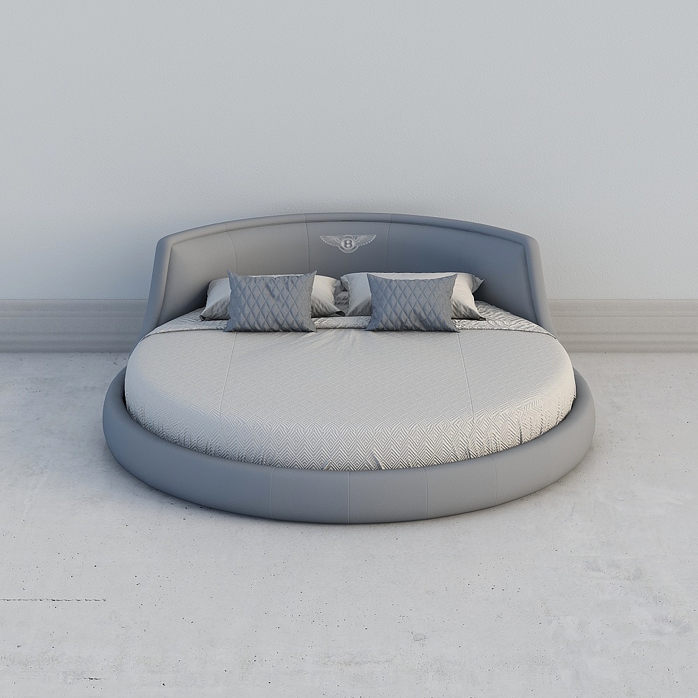 Giường tròn đôi vải hiện đại-giường tròn lớn