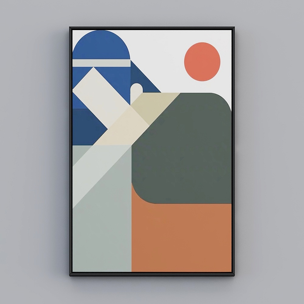 모던 추상 장식 걸이 장식 그림-23