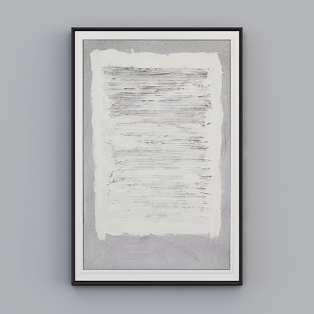 Modern black and white abstract decorative hanging painting-1