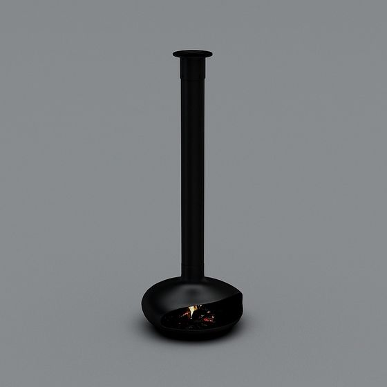 Salon de luxe léger moderne-poêle créatif