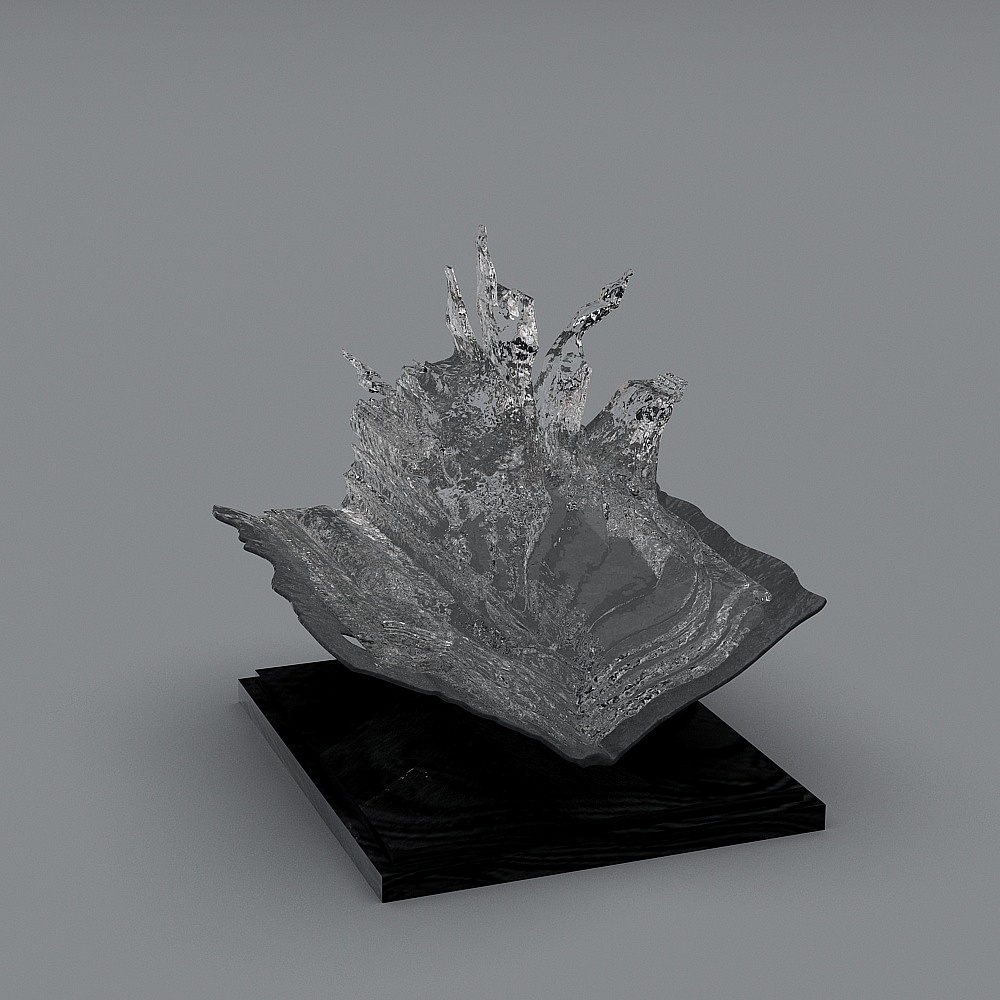 Crystal Wings 3D Model