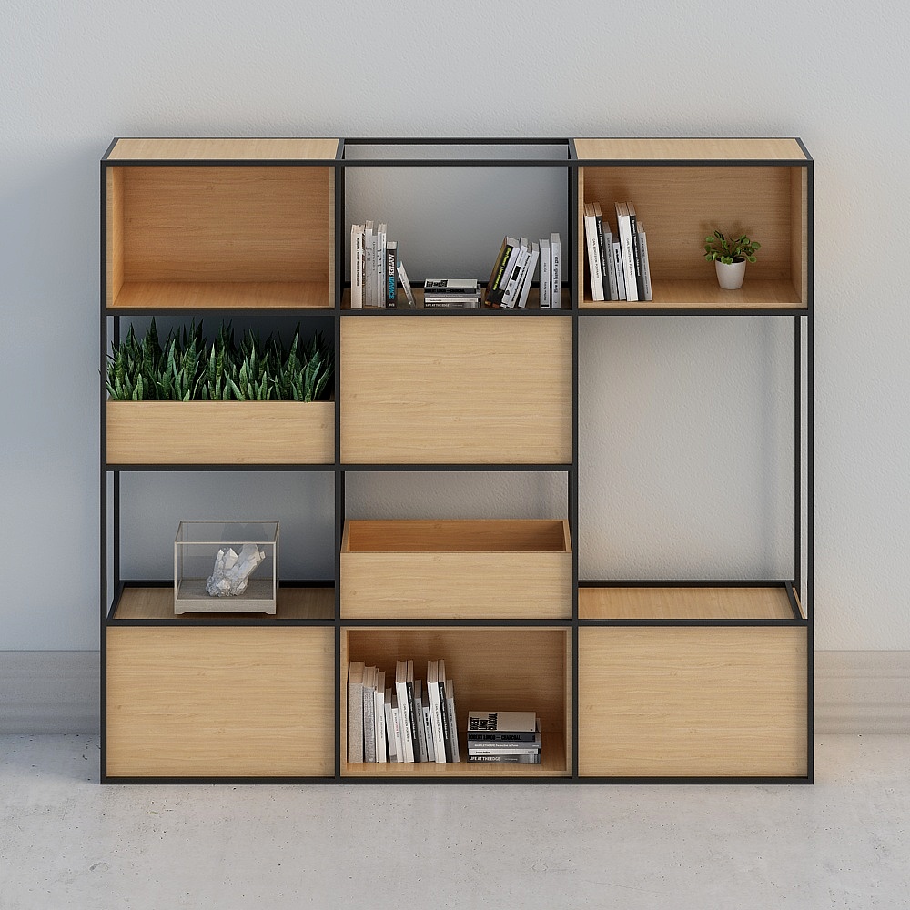 Modern shelf Cabinet Combined Cabinet