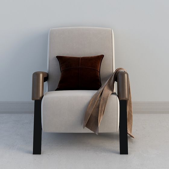 Cozy Sofa Chair 3D Model