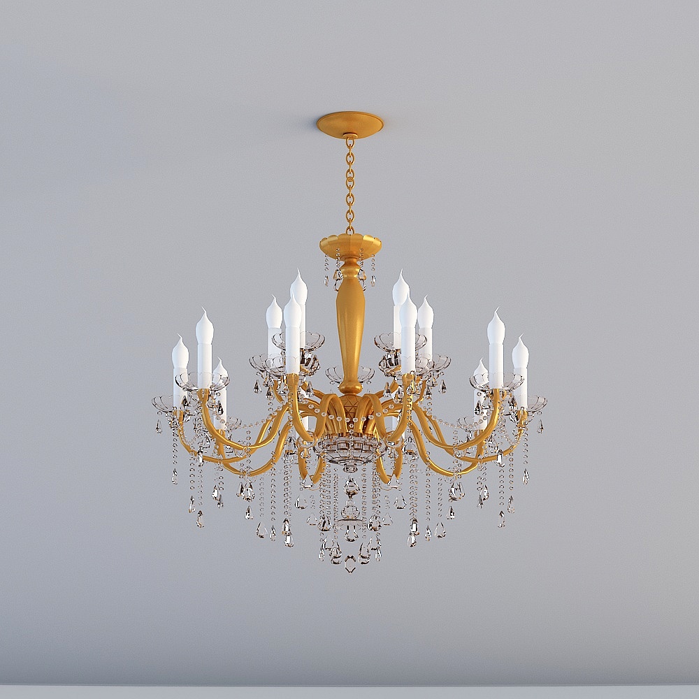 Jianou KTV 3D model-chandelier