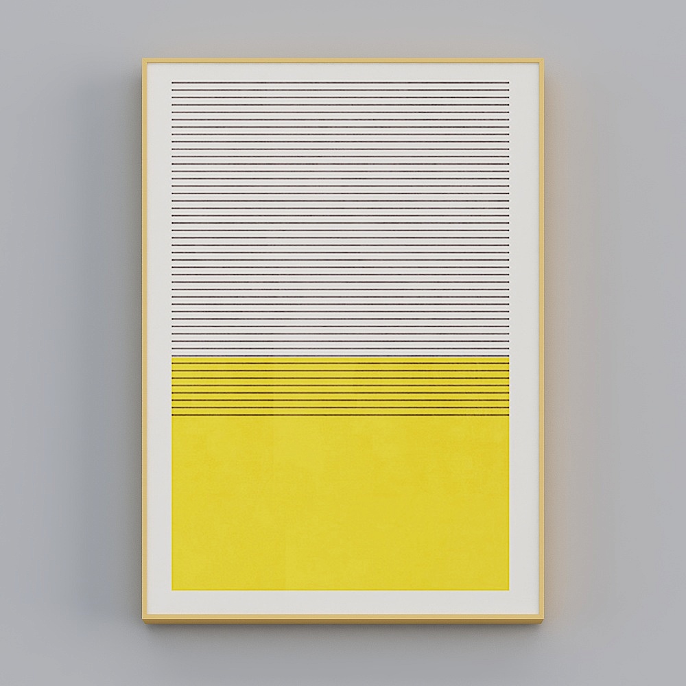 Happy Workshop - Modern Wind - Living Room Dining Room Decorative Painting - Zinjin can eat