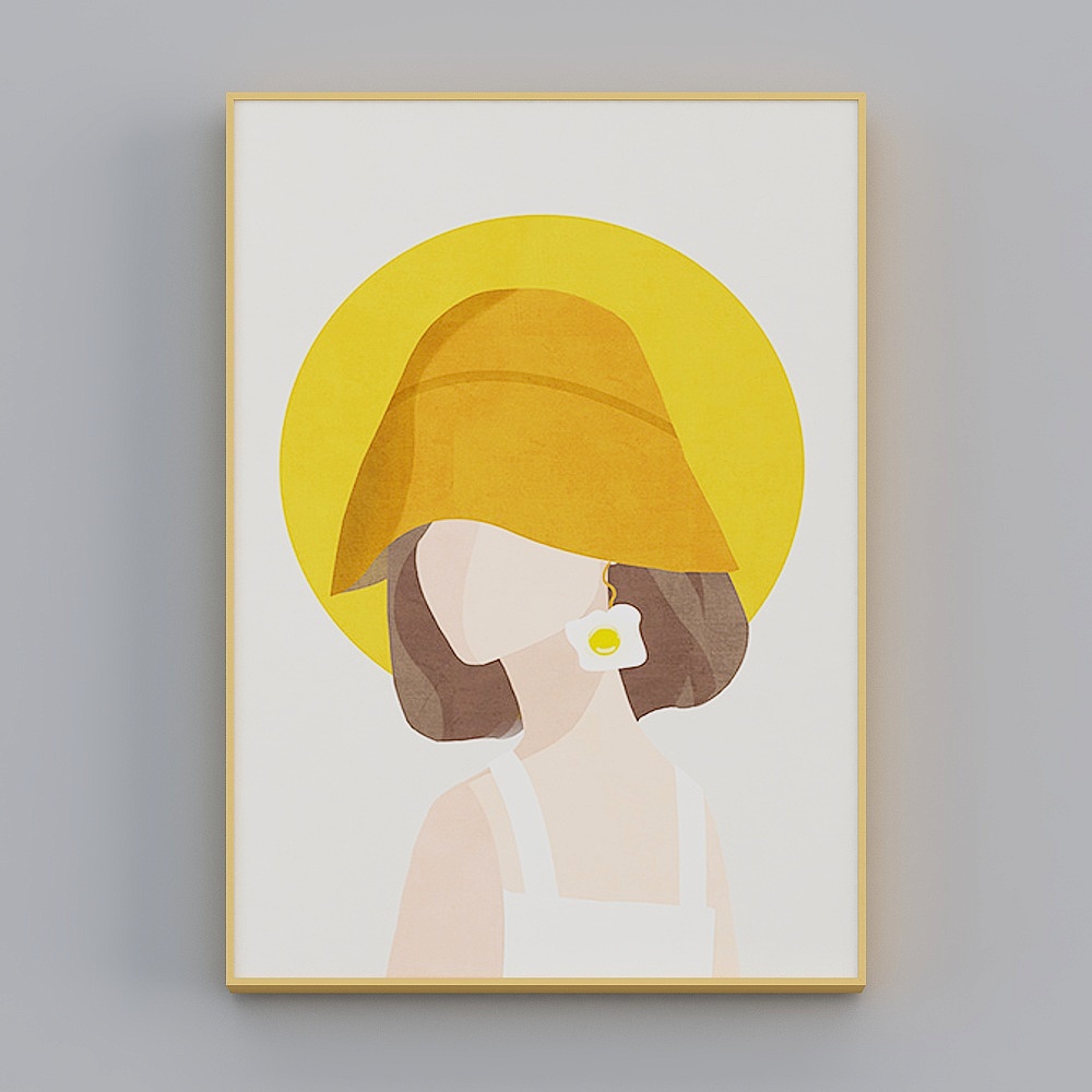 Summer Vibes 3D Model - Low Poly Art Design
