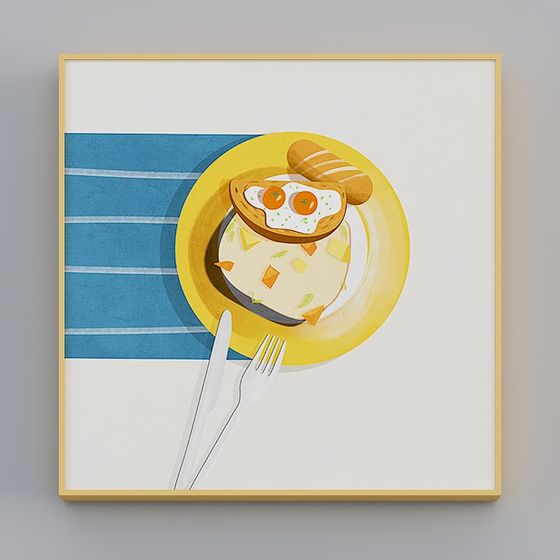 Breakfast Time 3D Model