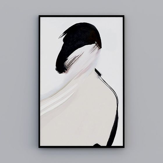 Abstract Futurist Human 3D model