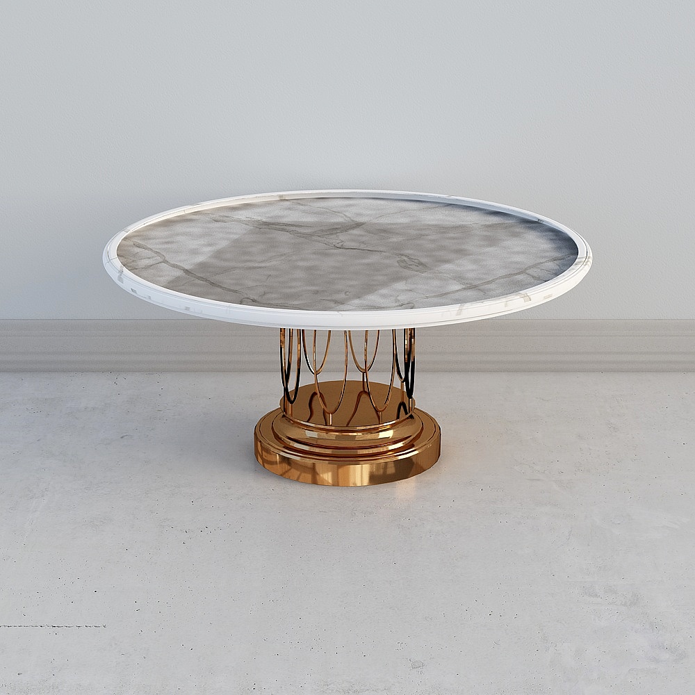 Jane O's Light Luxury Villa Living Room Dining Room - Table