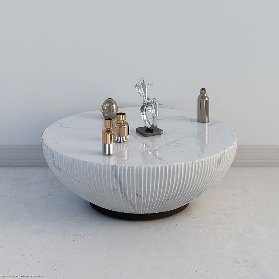 Salotto Villa di Lusso Leggero di Jane O - Tavolino da Caffè-1