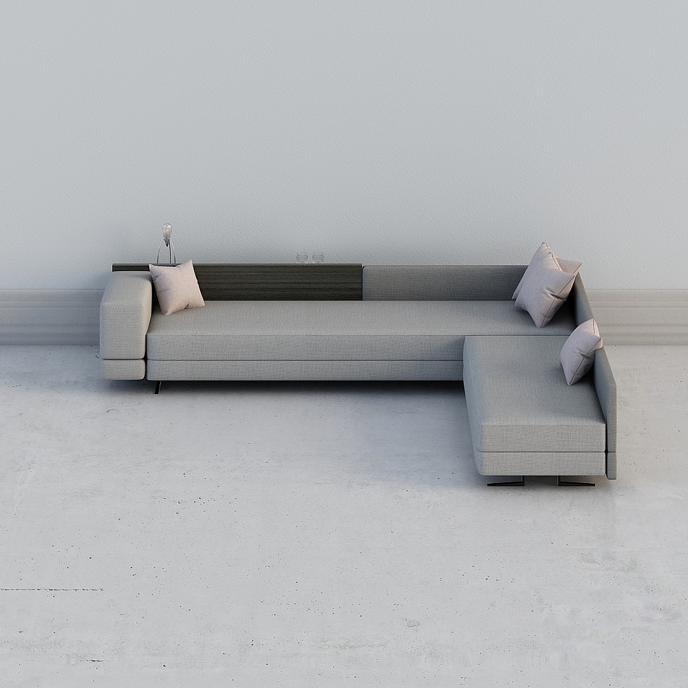 The design of the shanghai hejing Tianyue fu stacked model room - sofa