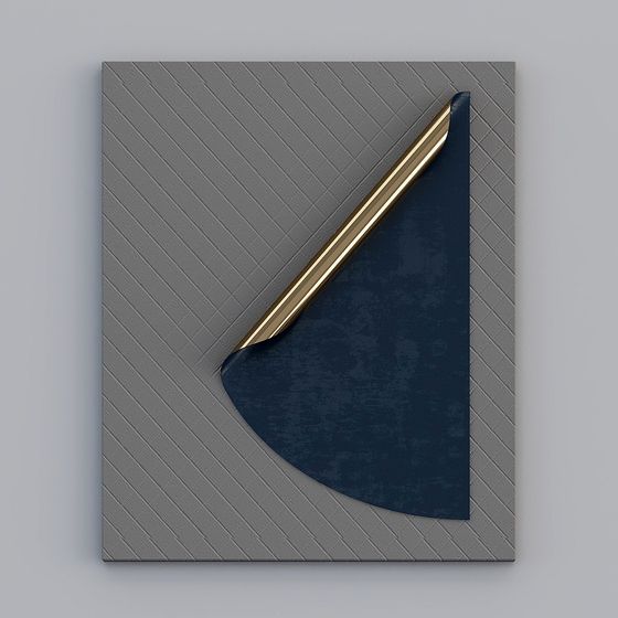 Elegant Low-Poly Decorative 3D model