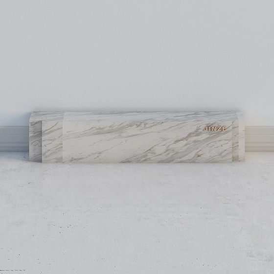 Elegant Marble Window Sill 3D model