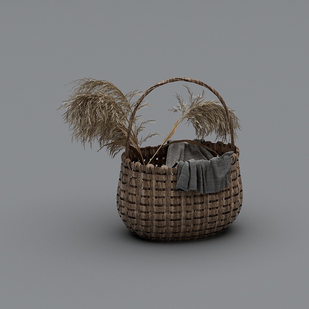 Decorated Flower Basket