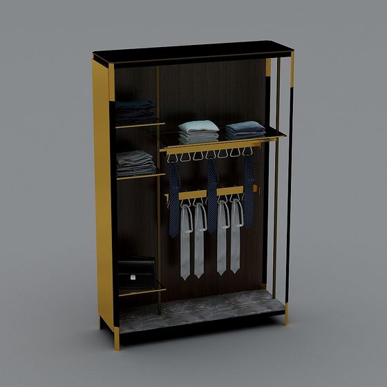 Luxe Wardrobe 3D model