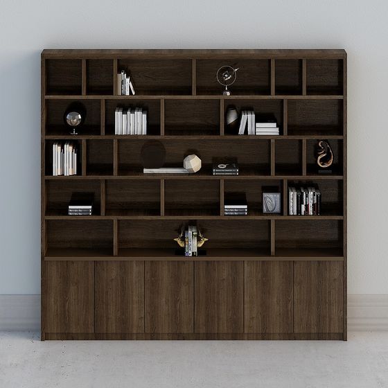 Urban Elegance Bookshelf 3D model