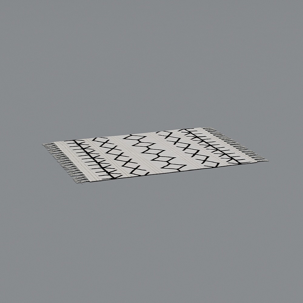 Boho Rug 3D model
