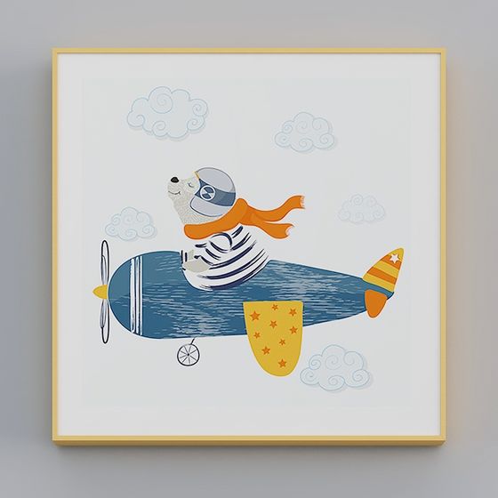 Seal Pilot 3D Model: Fun & Adventure Theme