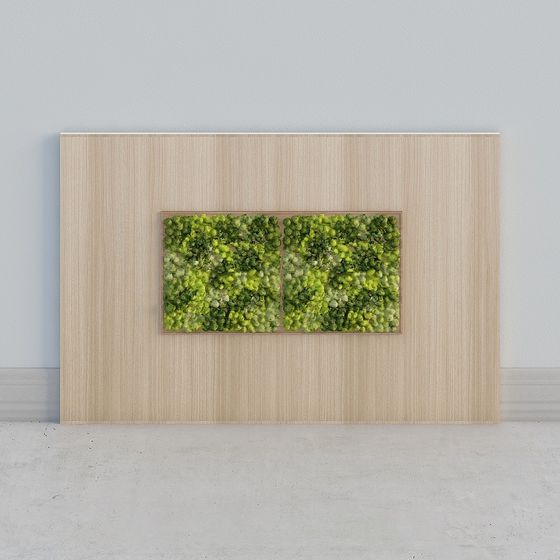 Elegant Low-Polygon Wall Decor 3D model for Creative Spaces