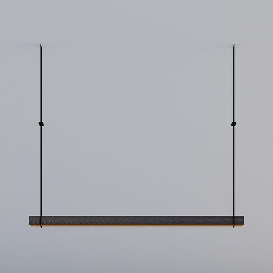 Minimalist Floating Bookshelf 3D model