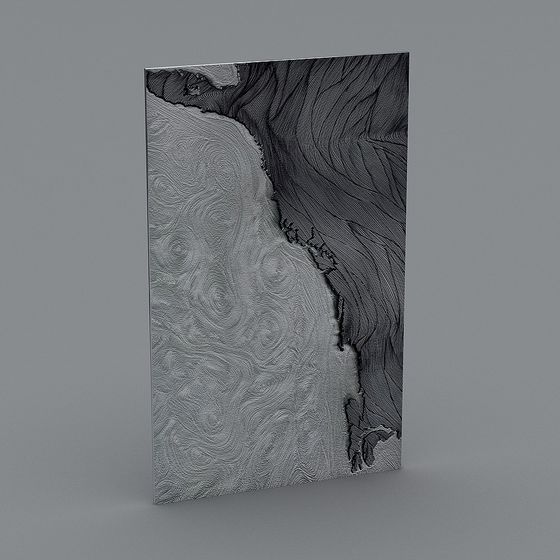 Abstract Texture Panel 3D model