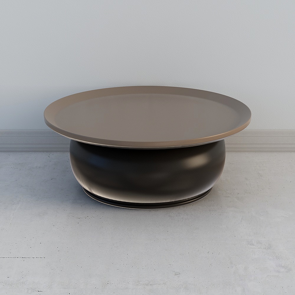 Modern hotel will be living room - coffee table