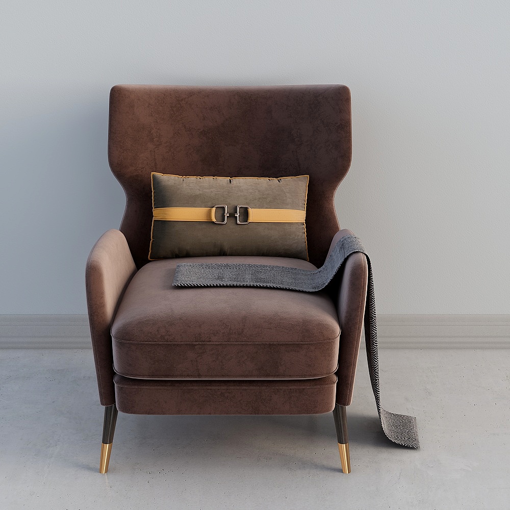 Vintage Sofa 3D model for Modern Interiors