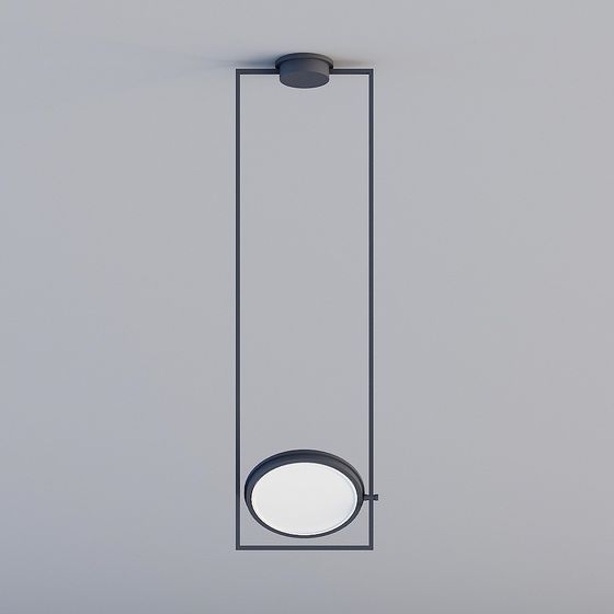 Modern Minimalist Pendant Light 3D model
