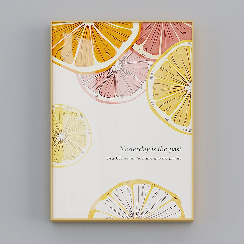 Decorative Painting Fruit