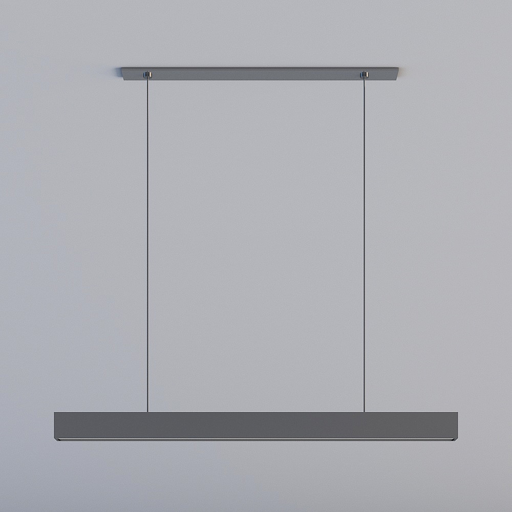 Modern office area-chandelier