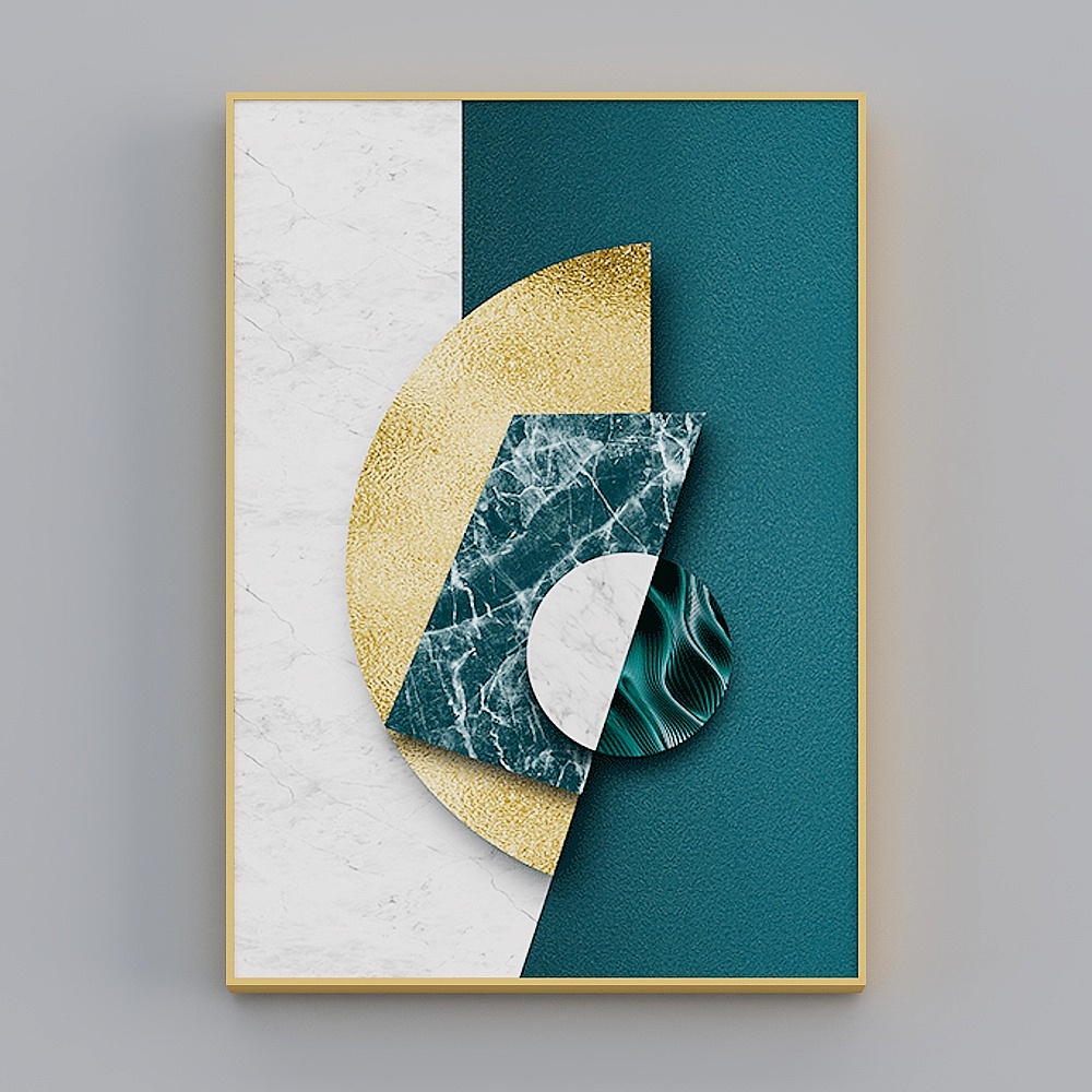 Happy Workshop - Modern Wind - Living Room Dining Room Bedroom Decorative Painting - Jinxi Wing