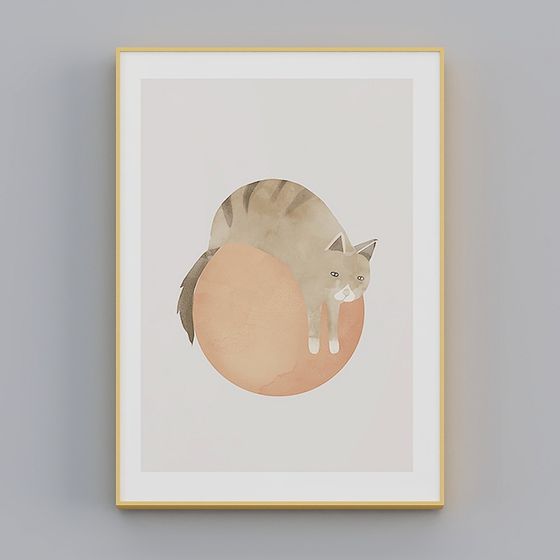 Lazy Cat Nap 3D model