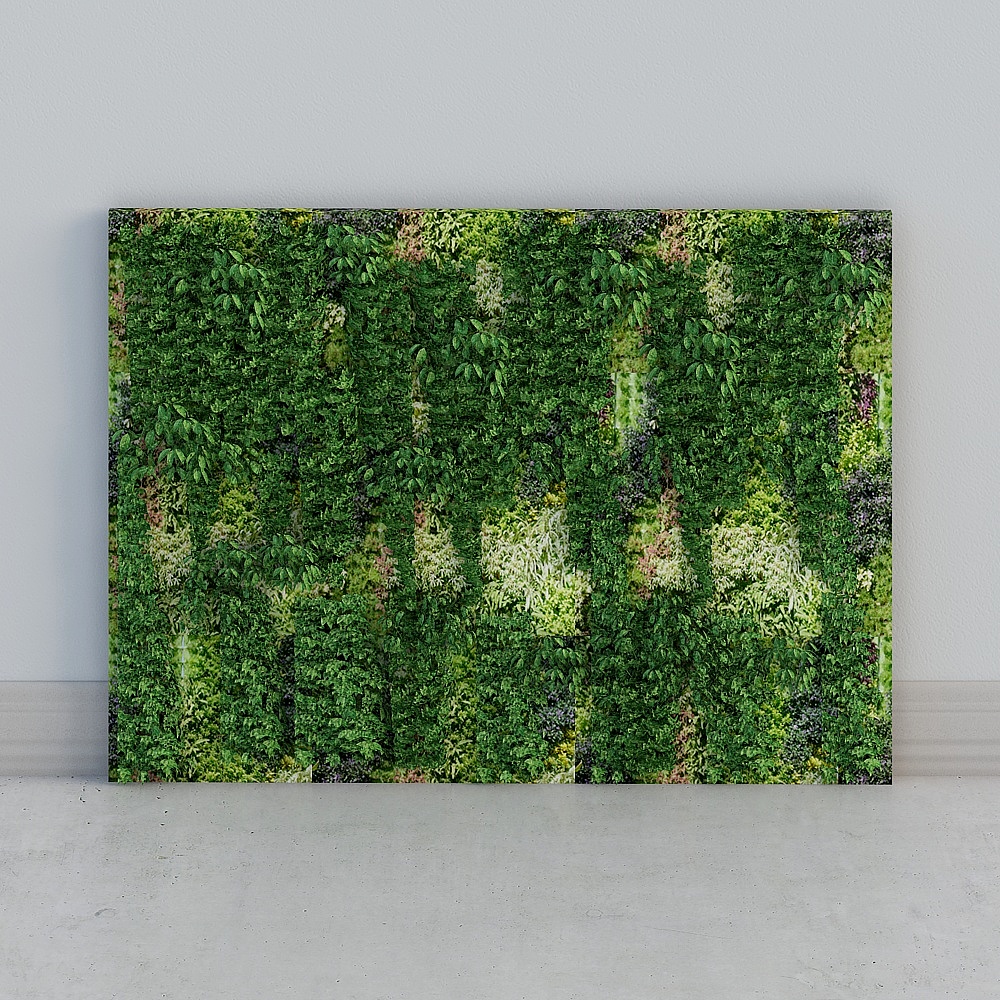green wal plant wall