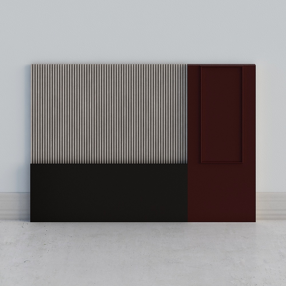 Modern bedroom master room - setting wall background wall