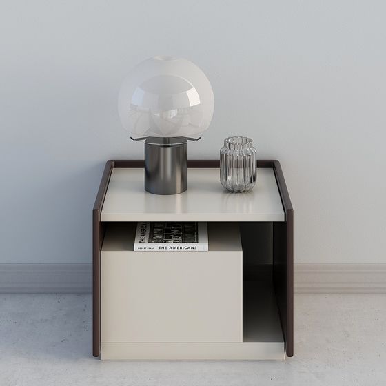 Phòng ngủ master phòng ngủ hiện đại - Bàn cạnh giường ngủ