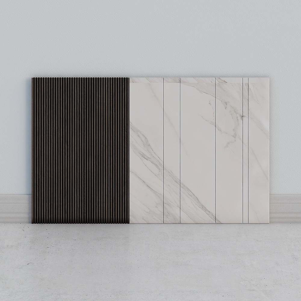 Background wall of modern bedroom