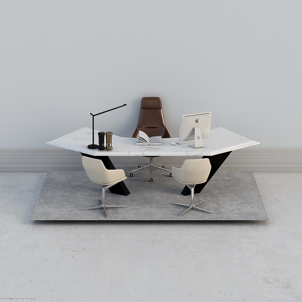 Ufficio moderno - scrivania combinata-12