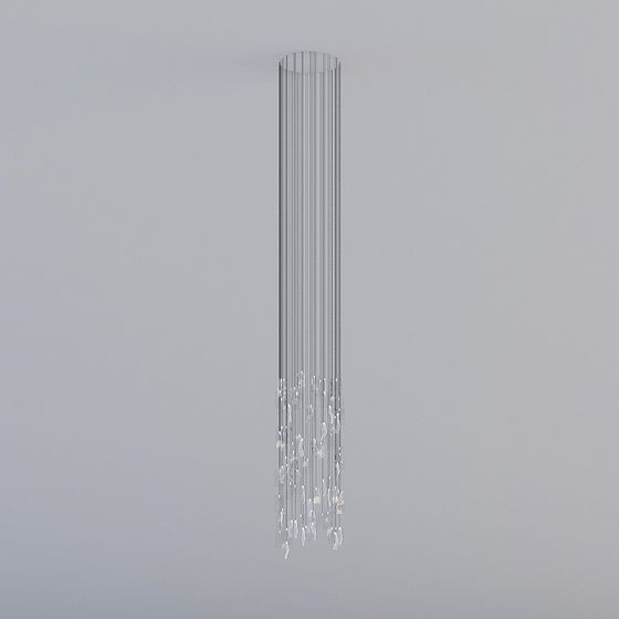 Crystal Rain Pendant Light 3D model