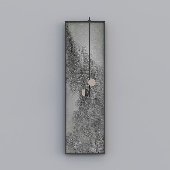 Abstract Mirror Door 3D model