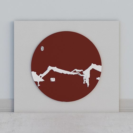 Abstract Mountain Landscape 3D model for Creative Projects