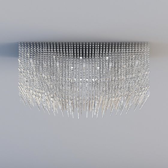 Crystal Waterfall 3D model
