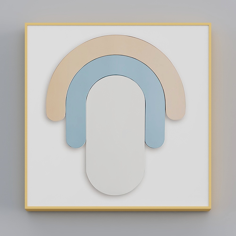 Happy Workshop - Modern Wind - Living Room Bedroom Hyun-Doodle Painting - Different