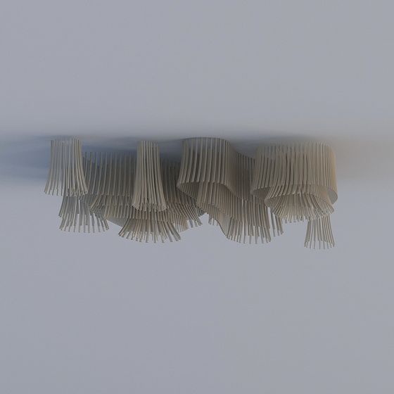 Wave Weave Lamp 3D Model for Modern Spaces