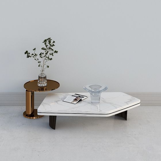 Urban Living Room Table 3D Model