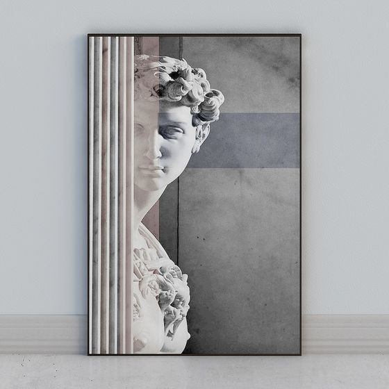 David Bust 3D model - Modern Art Meets Classic Aesthetics