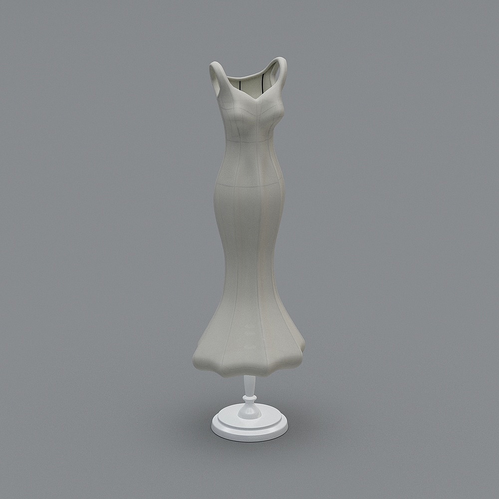 Modern women's clothing store-model