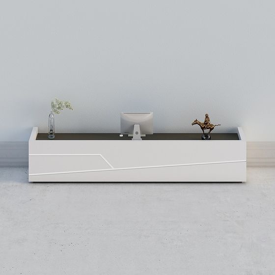 Stylish Urban Edge Desk 3D model for Modern Interiors