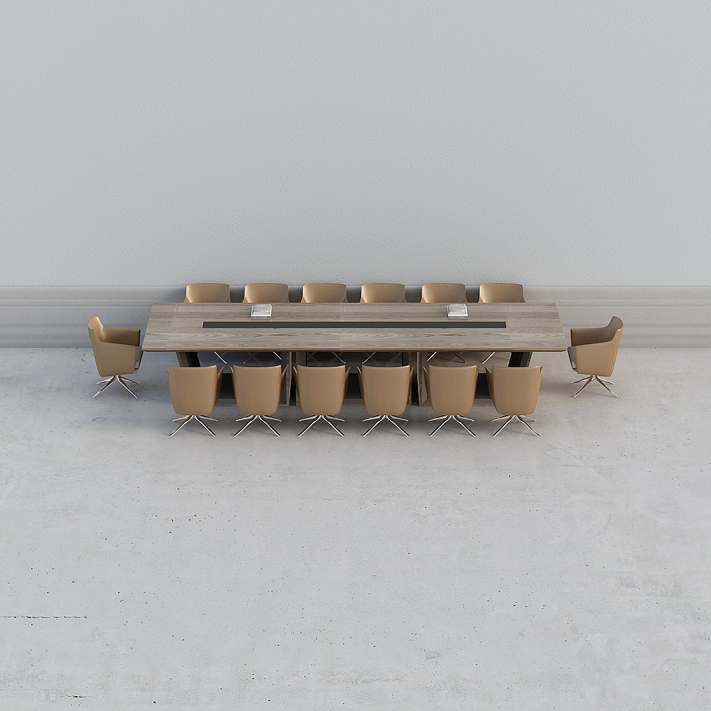 Modern conference room combination conference table